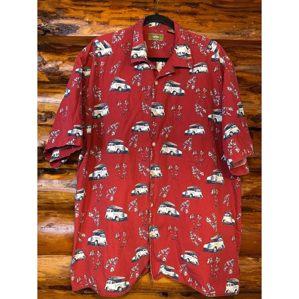 Natural Issue Hawaiian Surfboard/Car‎ Shirt Size 2XLT